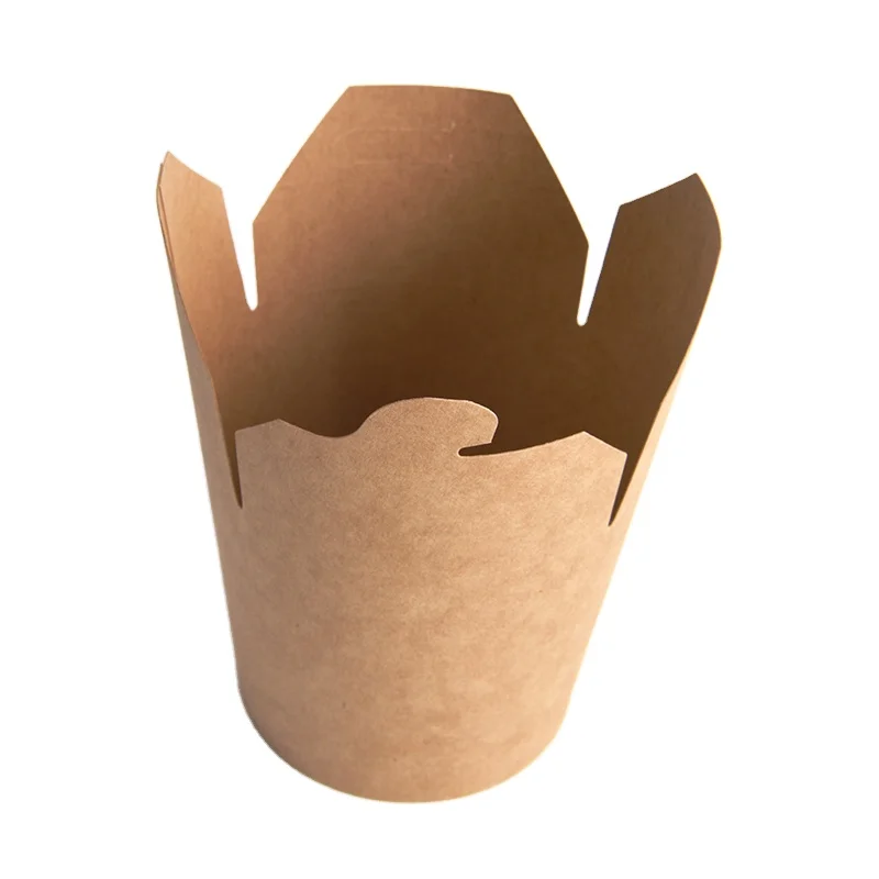 wholesale disposable Kraft paper packing lunch box usefor  fried chicken fast bucket  spaghetti