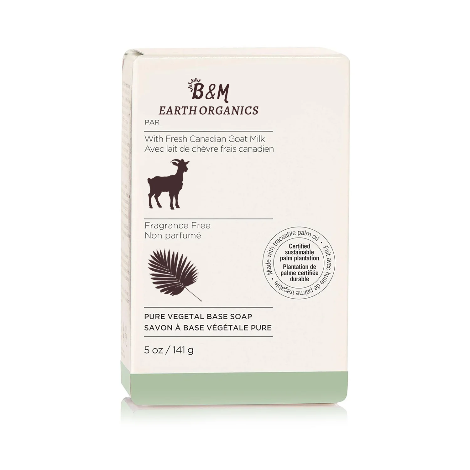 Bar Soap With Fresh Canadian Goat Milk Vitamin A B3 Potassium Zinc and Selenium Fragrance Free Baby Soap Bar