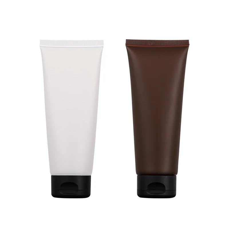 custom soft tube flip squeeze tubes 100ml cosmetic plastic lip gloss soft tube container