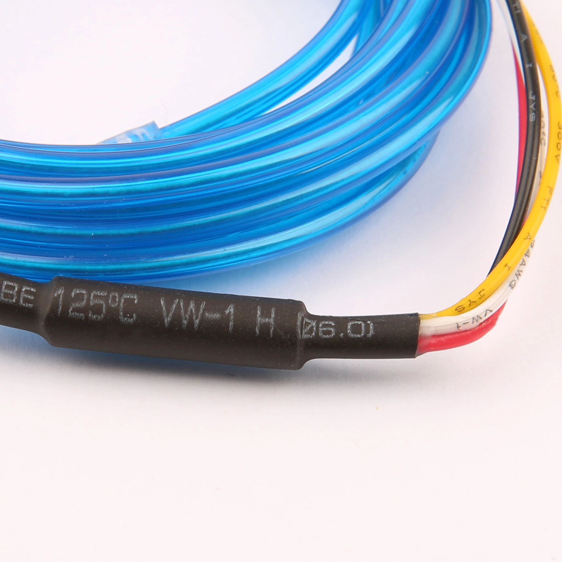 2022 hot sale blue color chasing brightness EL wire for Halloween Decoration