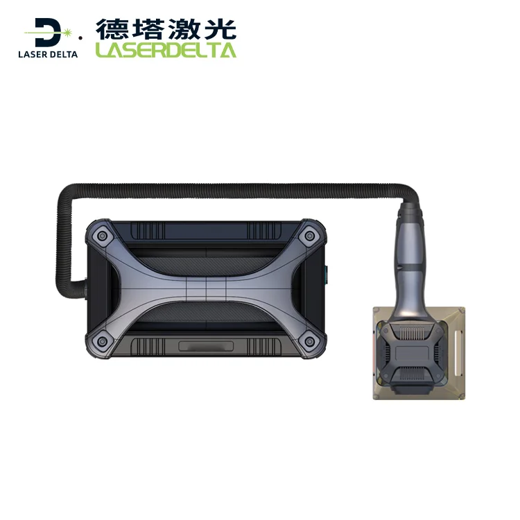 20W Handheld lithium battery Metal Steel Carbon Raycus Max Fiber Laser carving Markers Engravers Laser Marking Machine
