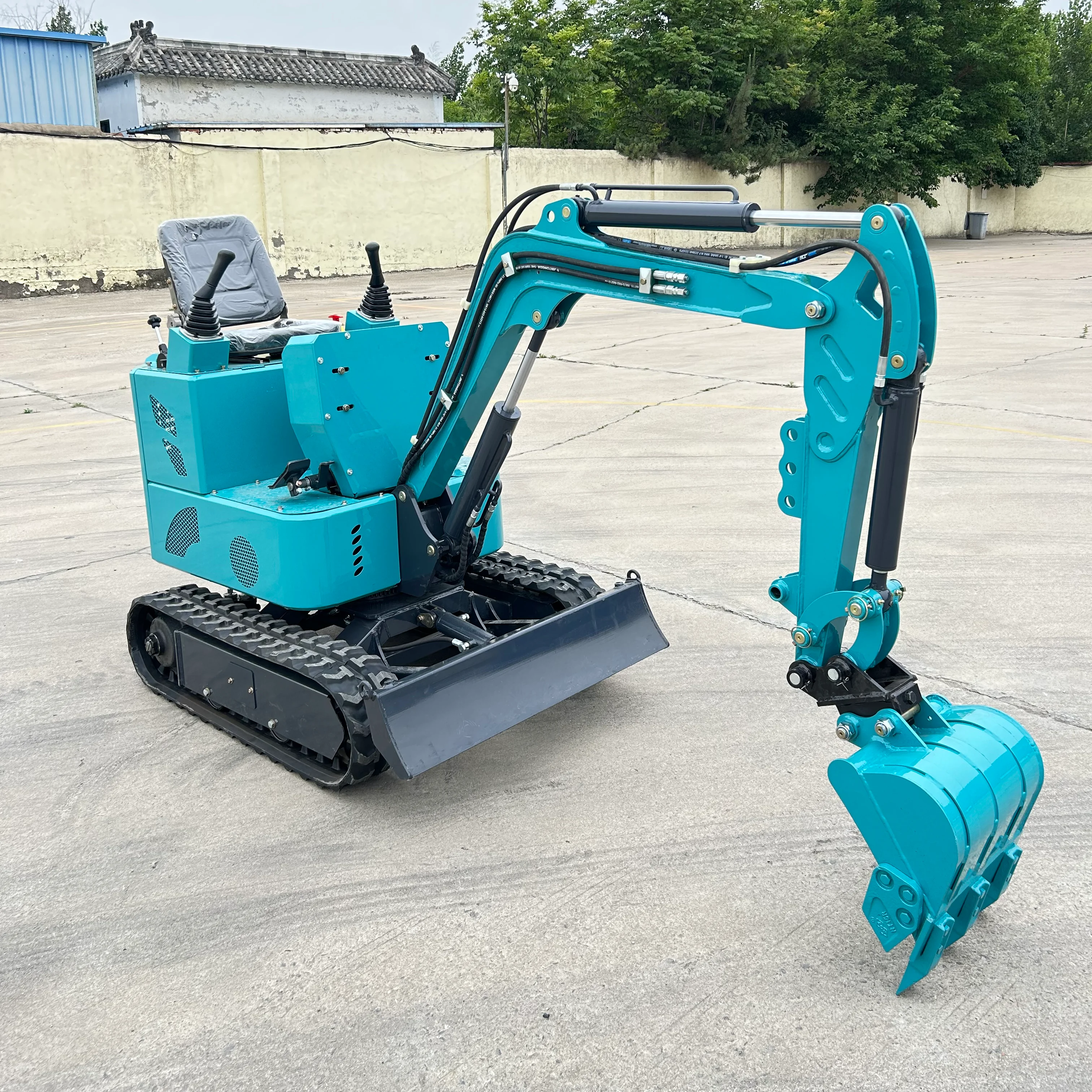 Mini Crawler Excavator Machine 1 Ton Mini Excavator with Hydraulic Cooling System
