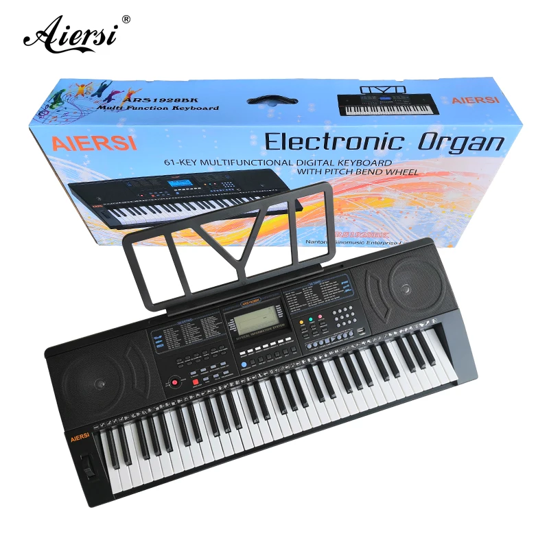 Новый большой размер электронный орган 61 клавиши пианино электрическая клавиатура музыкальный инструмент для взрослых и церковного обучения оптовая цена
