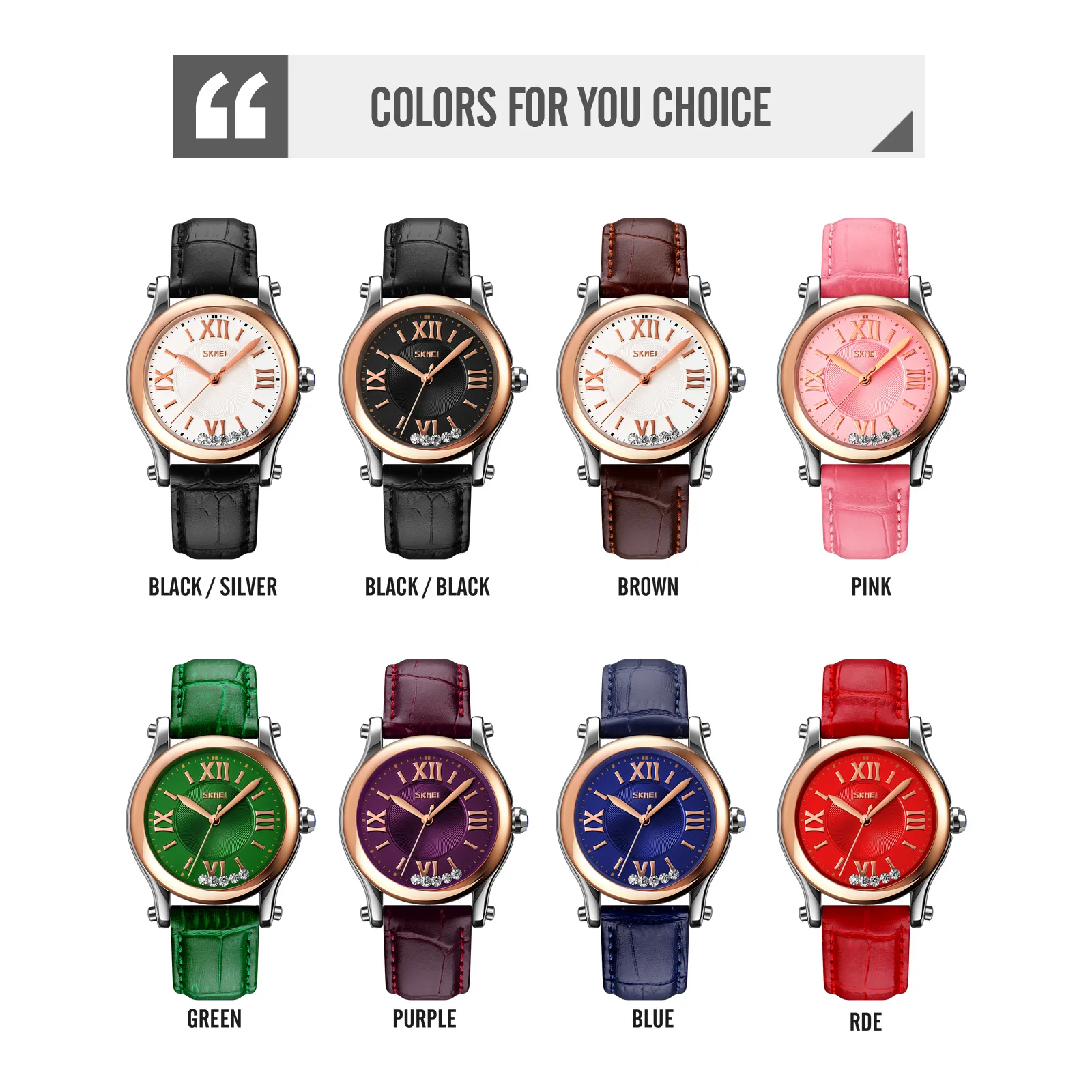Skmei Shenzhen Watches Oem Women Simple Luxury Analog Quartz Gril Gift Waterproof Custom Logo Quartz Watch