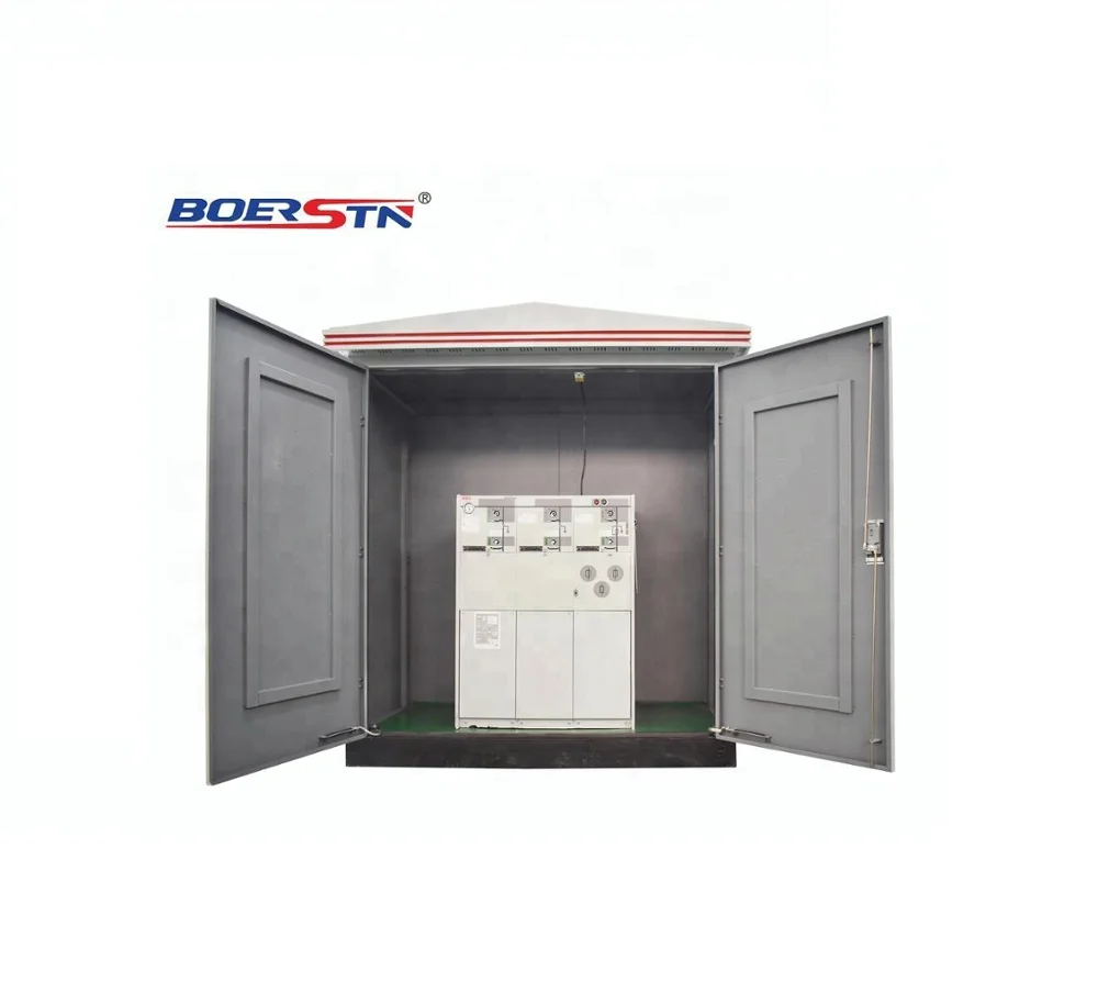 Outdoor 4 Wheels Box Type Electrical Mobile Transformer Substation