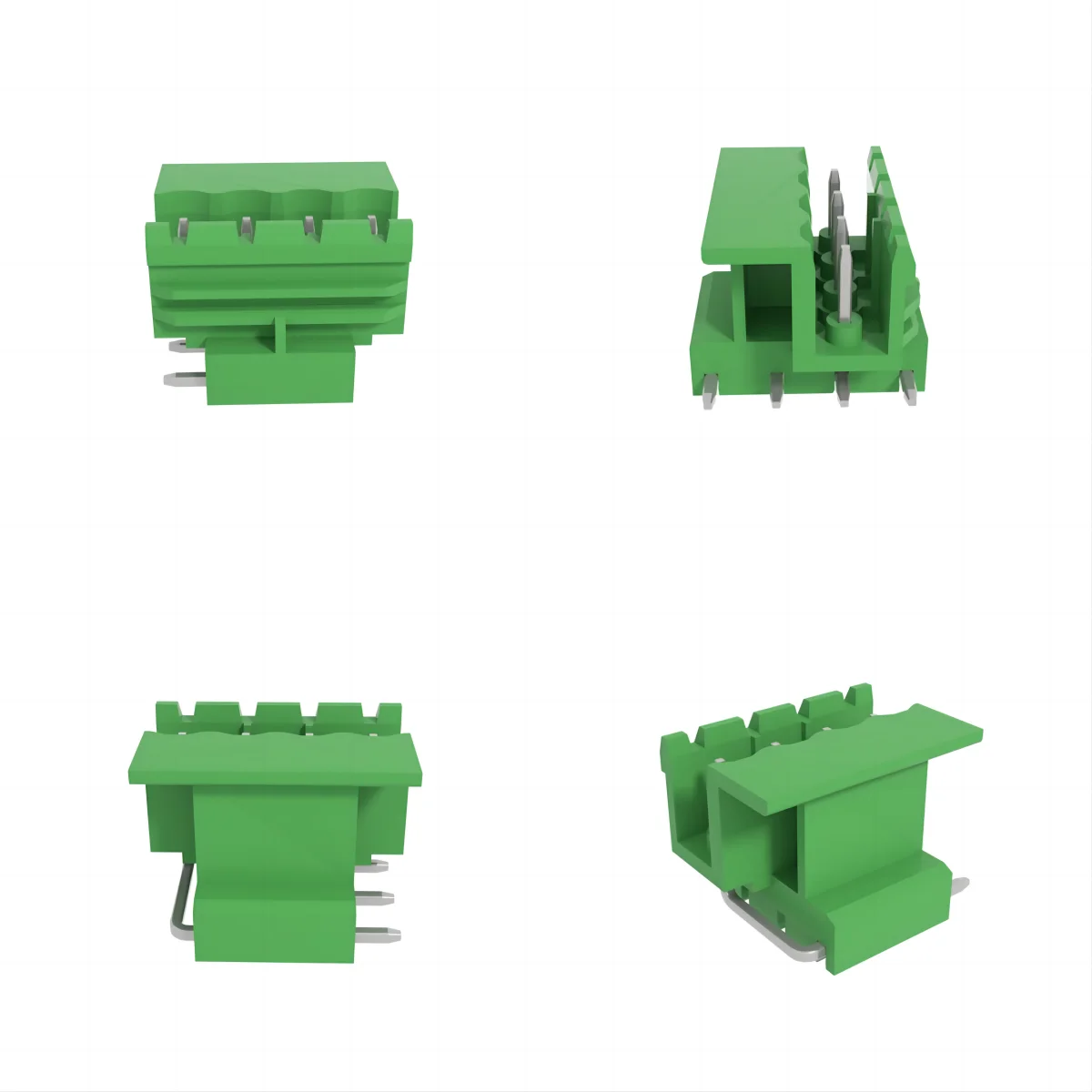 Derks YE1010-500R High Quality PCB mount connector 5.00 Pitch 2-4 Pole PCB Plug in Female Terminal Block,Terminal Header