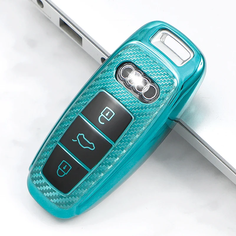 Factory Price Auto Key Protect Holder Shell Ring Car Key Cover Protection Case For Audi