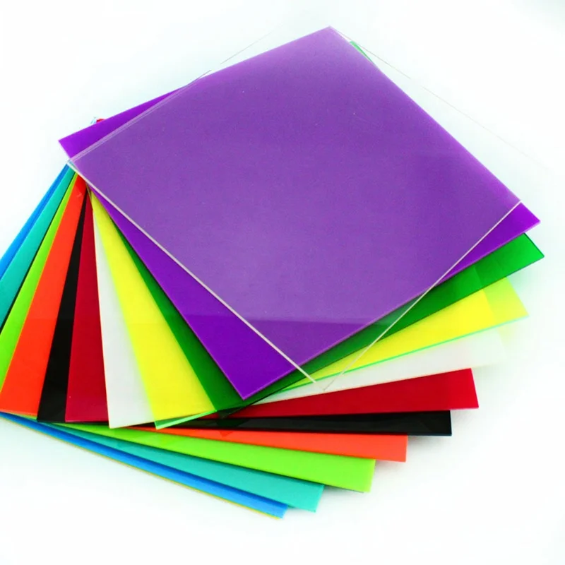 HUASHUAITE Colour poly methyl methacrylate acrylic 2inch black sheet price for decoration