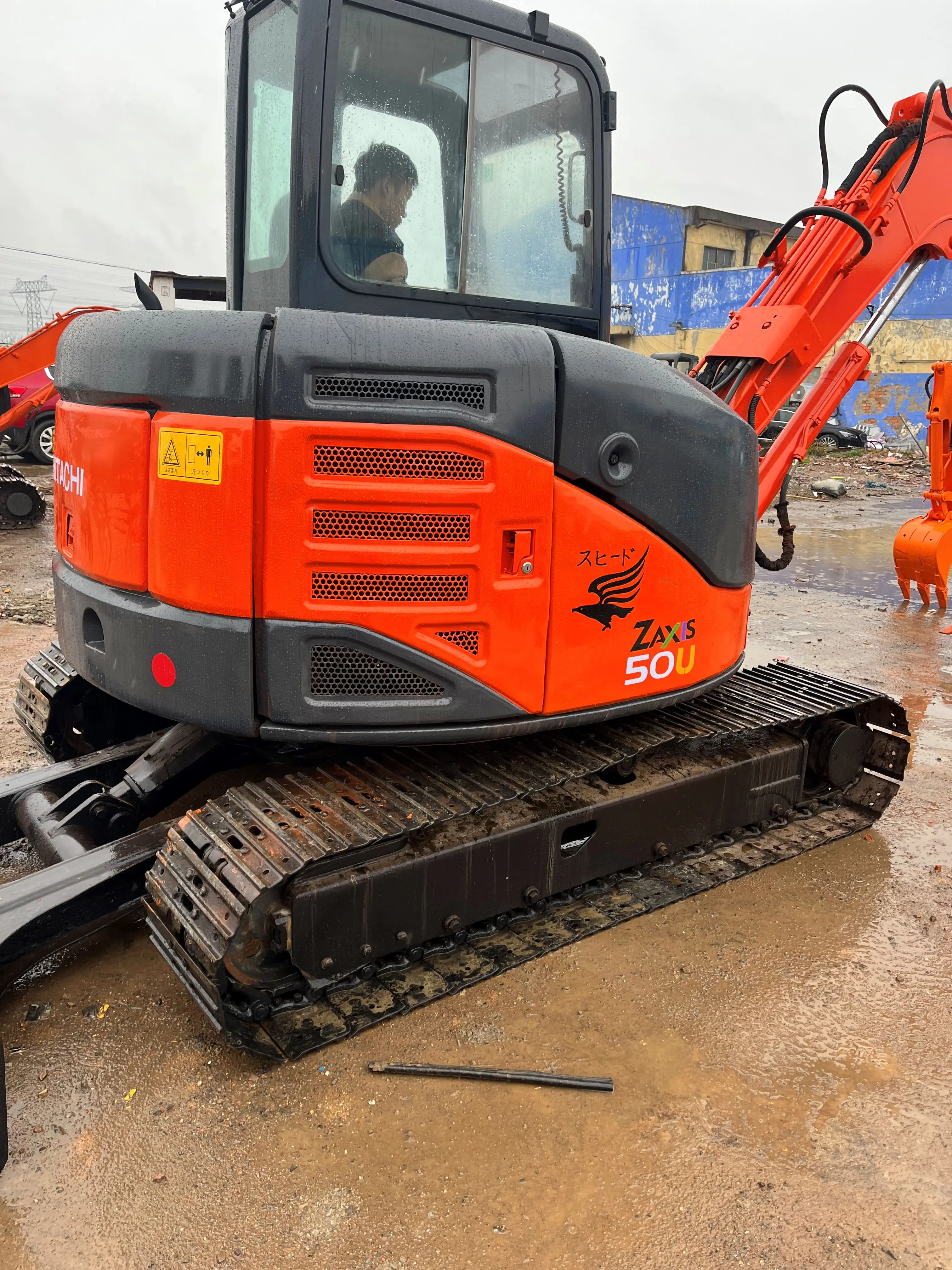 Hitachi ZX50 Mini excavator 5T ZX50u Second Hand Digger Hitachi ZAXIS 50 55 ZX55 Original Japan Multifunctional Excavator