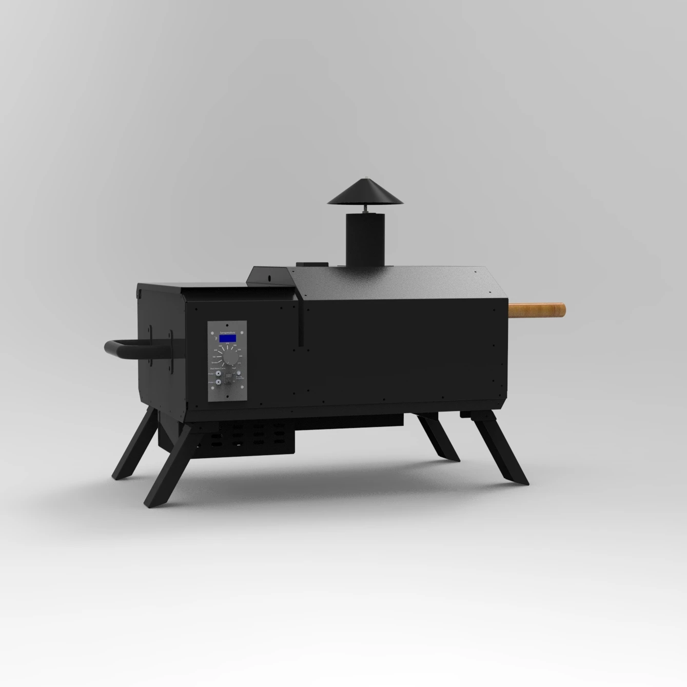 2023 многофункциональная печь для пиццы с гранулами и Wi-Fi барбекю