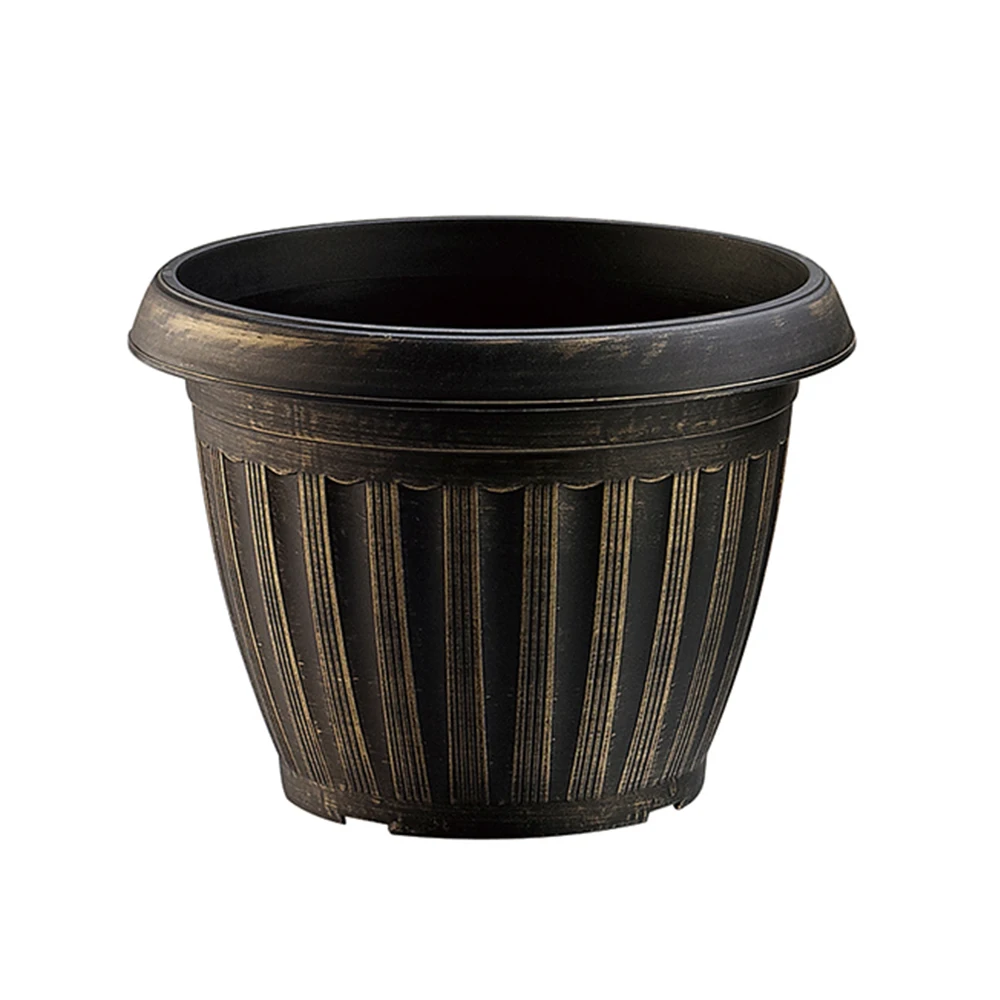 Round outdoor garden plastic orchid plant flower planter pot