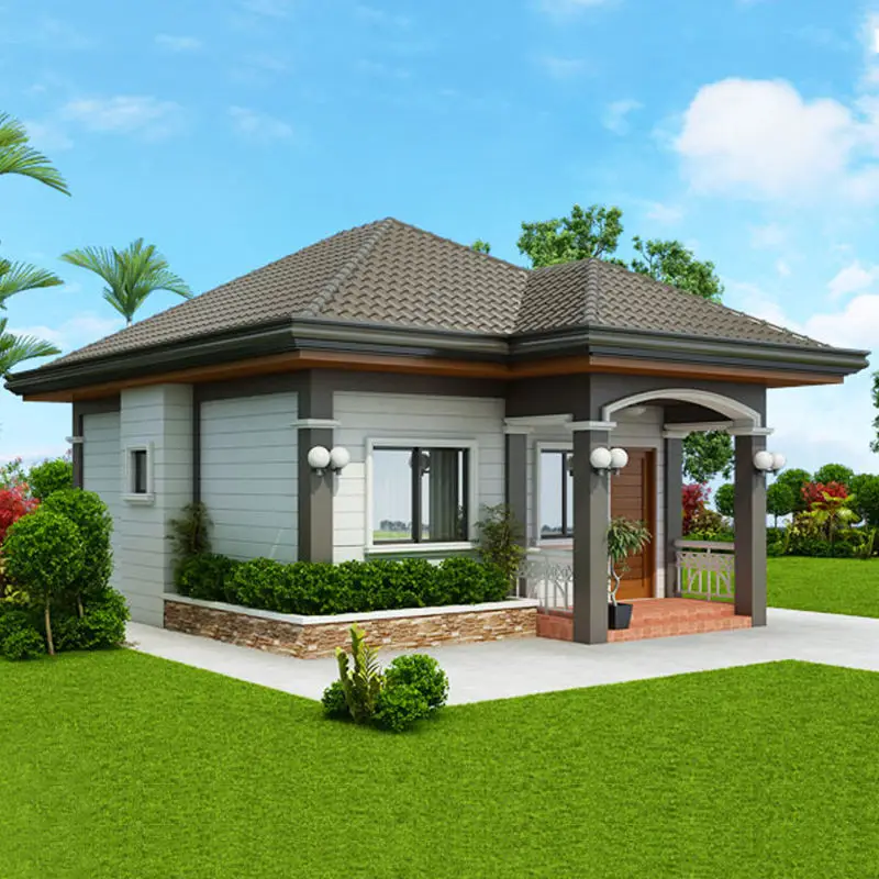 Luxury Profeb house Two Bedroom Prefabricated villa Building Steel Structure Prefab House