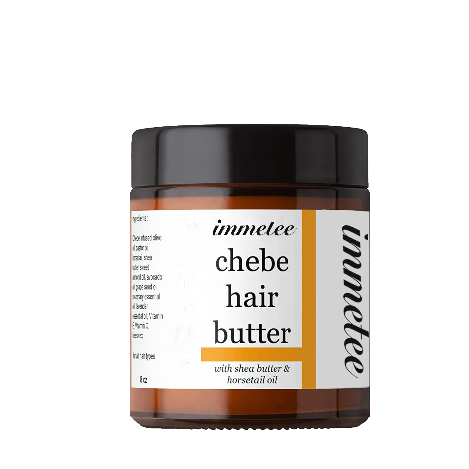 Private Label Custom Chebe Hair Butter Organic Shea Butter Hair Thickening Chebe Powder Hair Growth Butter