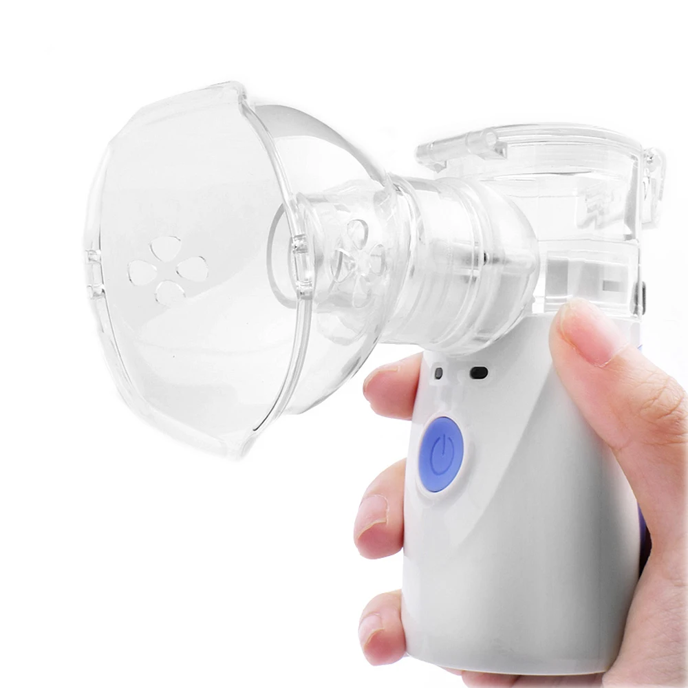 Mini Electric Pocket Steam Inhaler Sinus Vaporizer Nebulizer Cool Mist Compressor Nebulizer Machine For Baby Adult Asthma