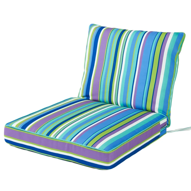 Balinese Outdoor Cushion Cover Style Garden Back Support Pillows and Deep Seat Cushions Patio Furniture Cushion Water Resistant