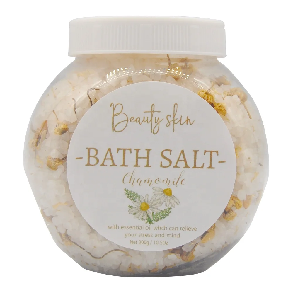 Private Label Herbal Bath Salt Body Wash Cleanser Moisture Rose Lavender Jasmine Body Care Flower Bath Salt