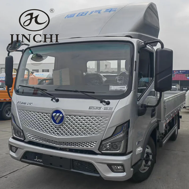 Foton electric trucks 4.5T 4.17m single row plug-in hybrid power grid light truck New Energy Vehicles