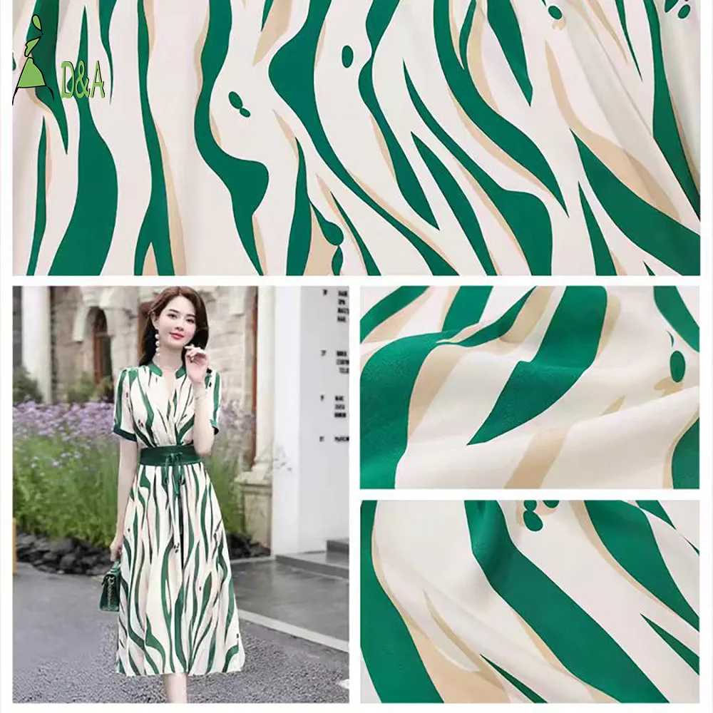 Wholesale Striped letter design 100% Cotton Tana Lawn London Custom Digital Fashion  Printing Soft Poplin Fabric For Clothes