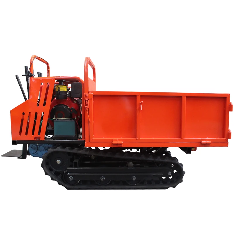 Mini Hydraulic Diesel Dump Transporter Multifunctional Crawler Loader Tracked Mini Dumper