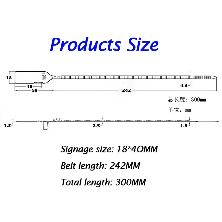 Seals Hangtags Wholesale Custom Logo Logistics Lead Seal Anti-disassembly Cable Tie Tags for Clothing
