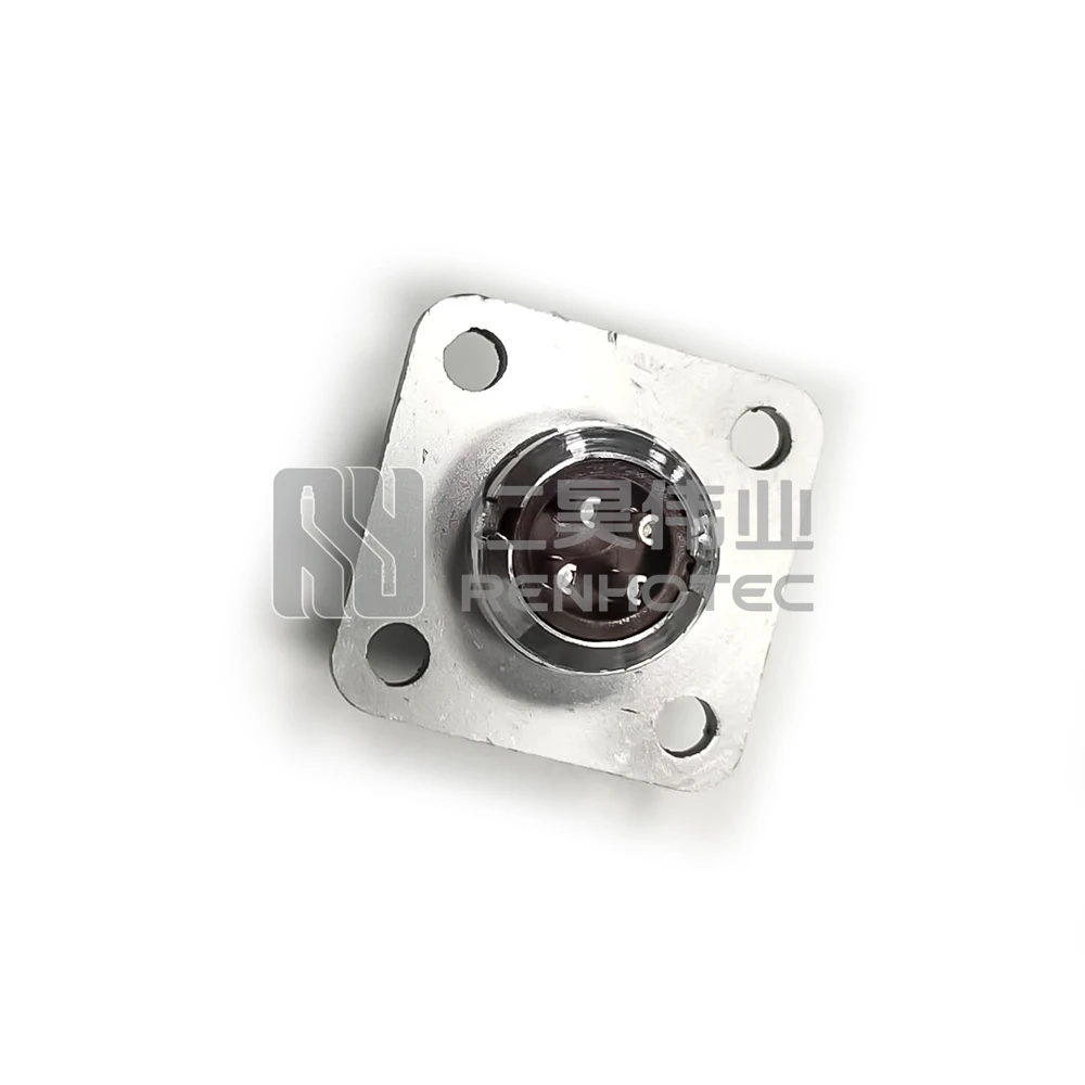2PM14 Russian Standard Series Connector 4 Pin Thread Metal Plug Socket for Aviation Railway