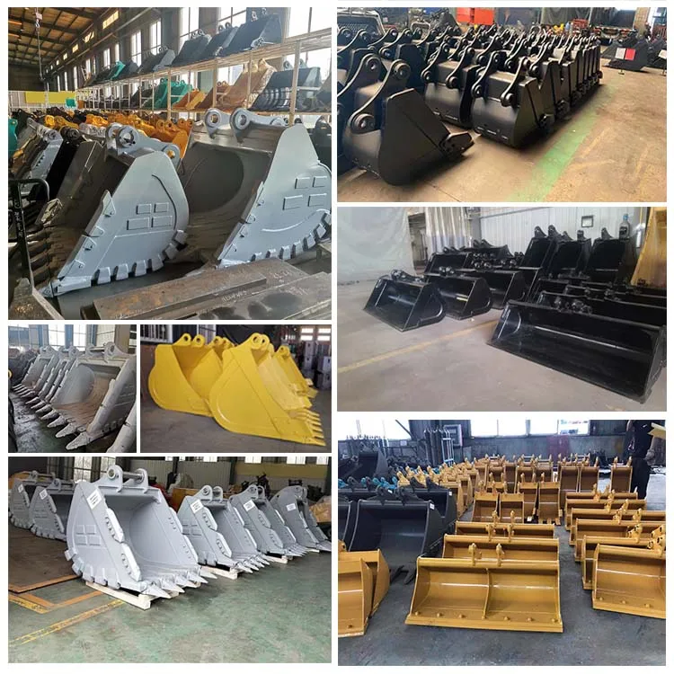 Concrete Mixing Bucket Skid Steer Rotating Bucket Hydraulic Bucket
