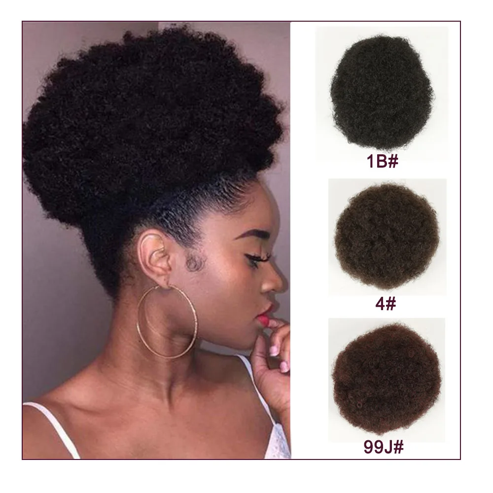 
Noble clip on afro puff curly drawstring ties for ponytails 2020 synthetic ponytail hair extensions 