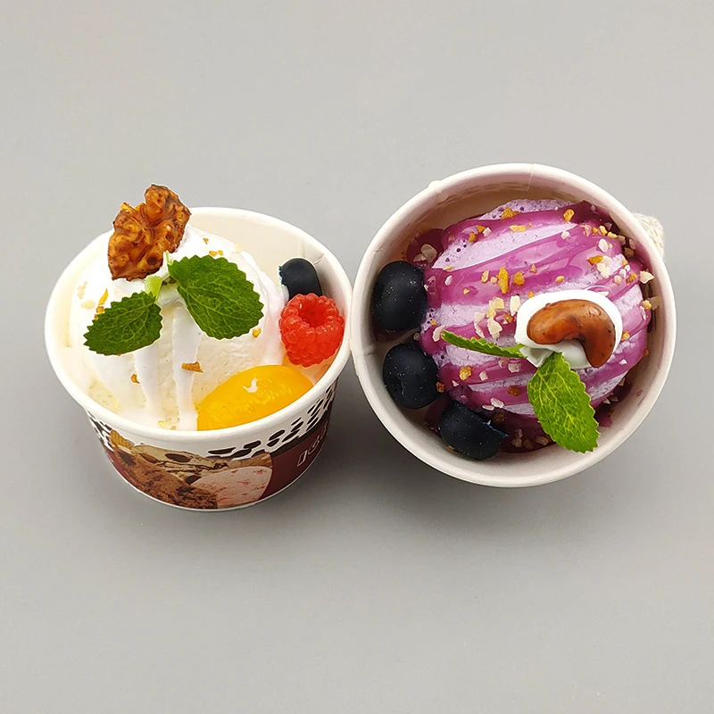 Полиуретановый 3D магнит для мороженого, чашка, торт, губка, торт, магнит на холодильник для украшения дома, дисплей еды