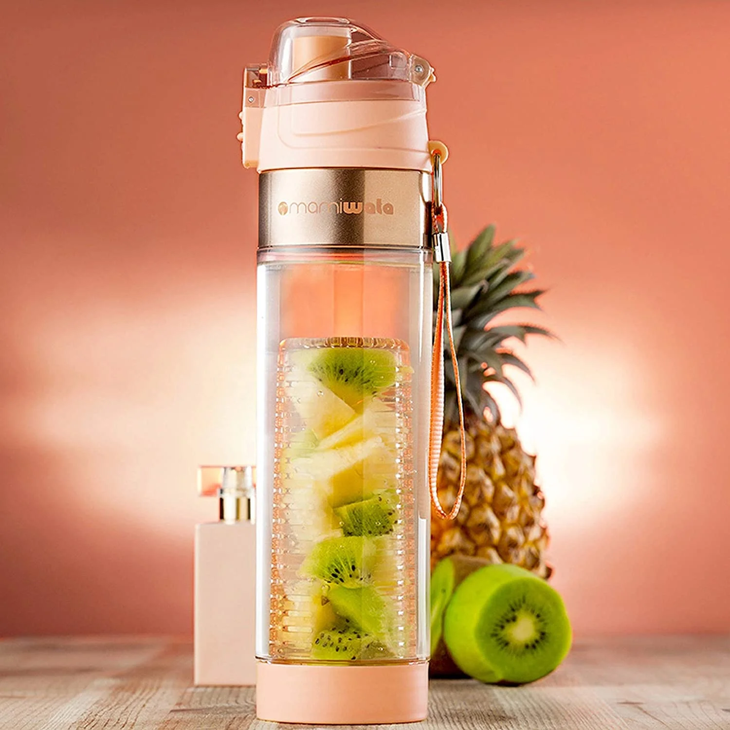 Fruit Infuser Water Bottle With Filter Infuser Drink Outdoor Water Drinking Bottle With Rope