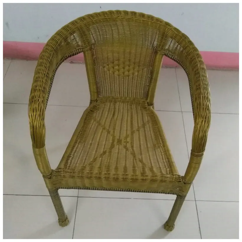 Стул ротанговый для отдыха на открытом воздухе, комплект из трех предметов, плетеный комбинированный стол, стул для балкона