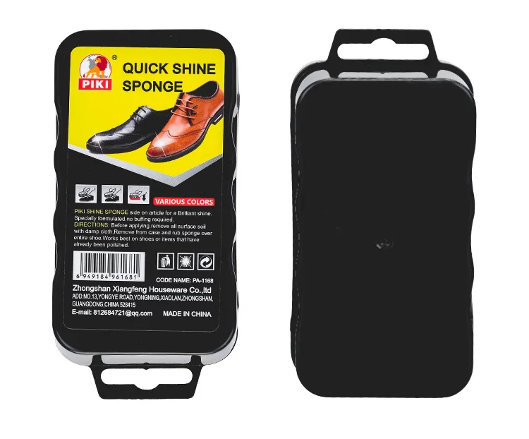 Горячая Распродажа, прямая Заводская цена, высокая яркость, ладонный воск, черный цвет, очиститель, губка, блеск обуви