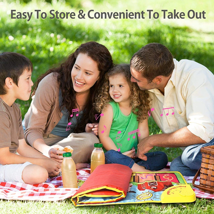 
Piano Keyboard Playmat Dance Mat Electronic Music Mat Touch Play Blanket Xmas Gifts Toys for Girls Boys Toddlers Kids 