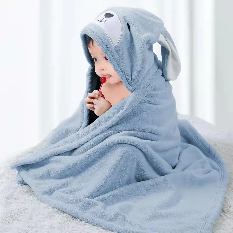 Лидер продаж роскошное милое мультяшное детское полотенце для душа с капюшоном