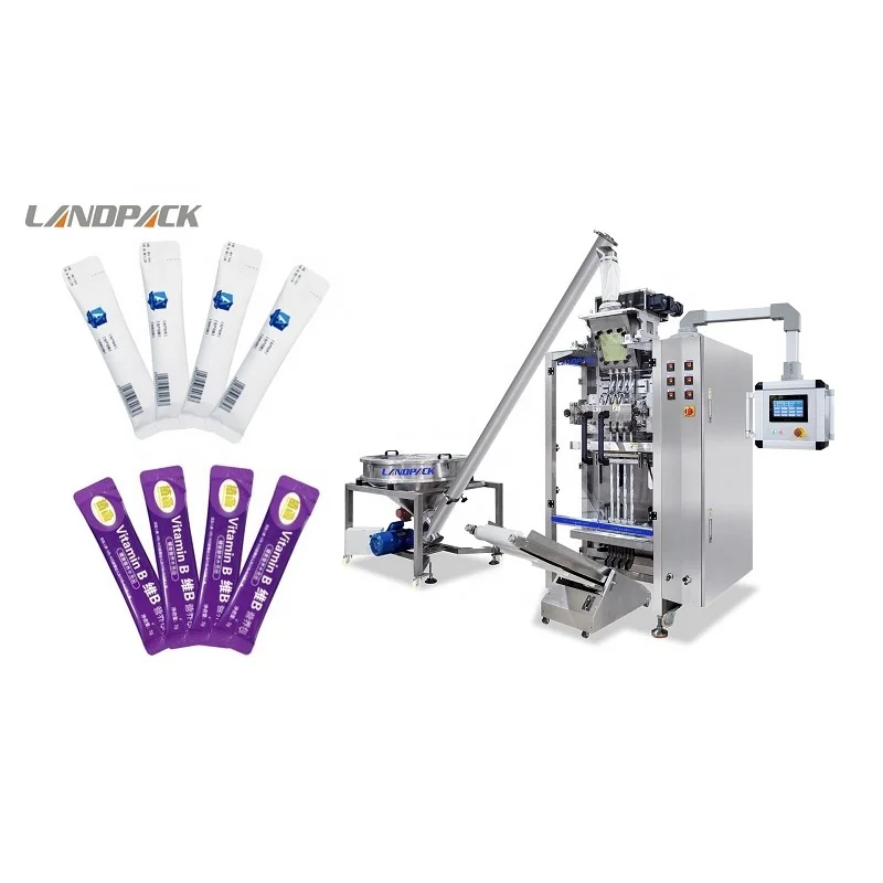 High Speed Multi 4 Lane Seasonings Powder Sachet Stick Pack Packaging Packing Machine