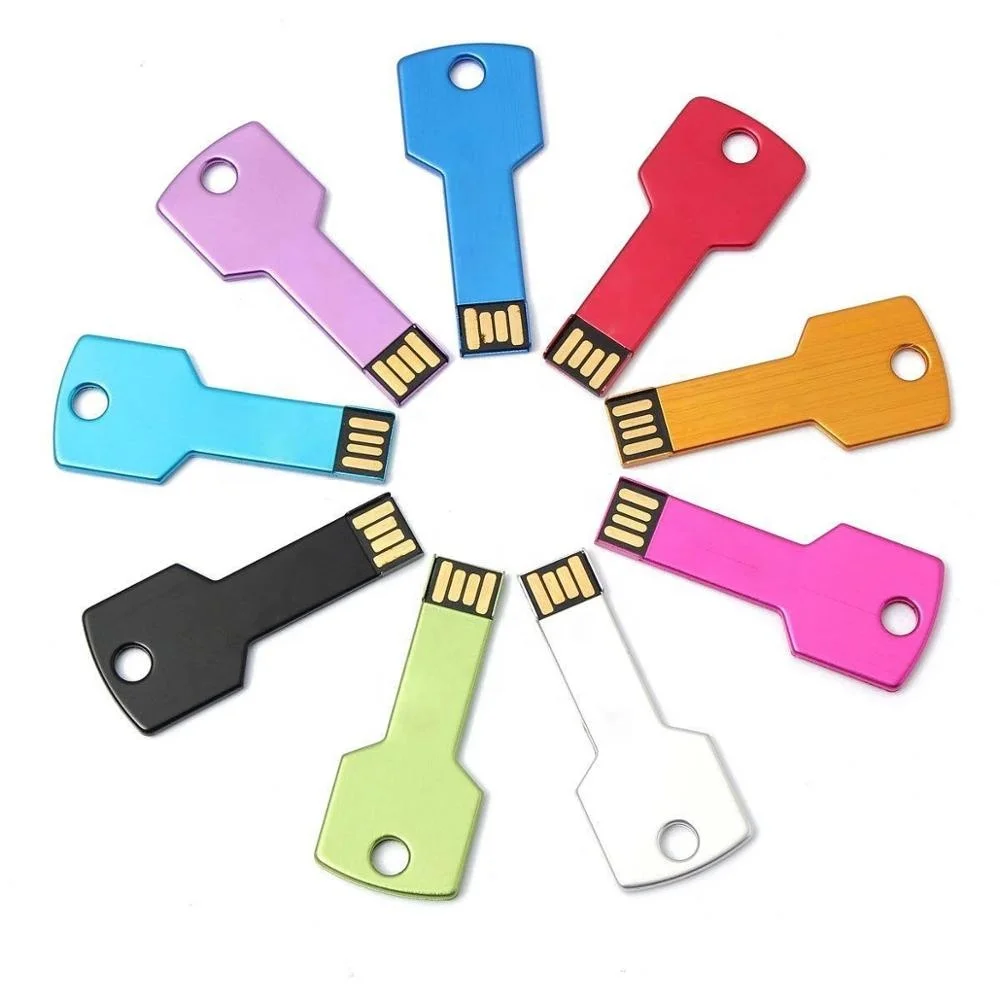 
Promotional gift key shape USB 2.0/3.0 Flash drives 1-64 GB custom logo print 