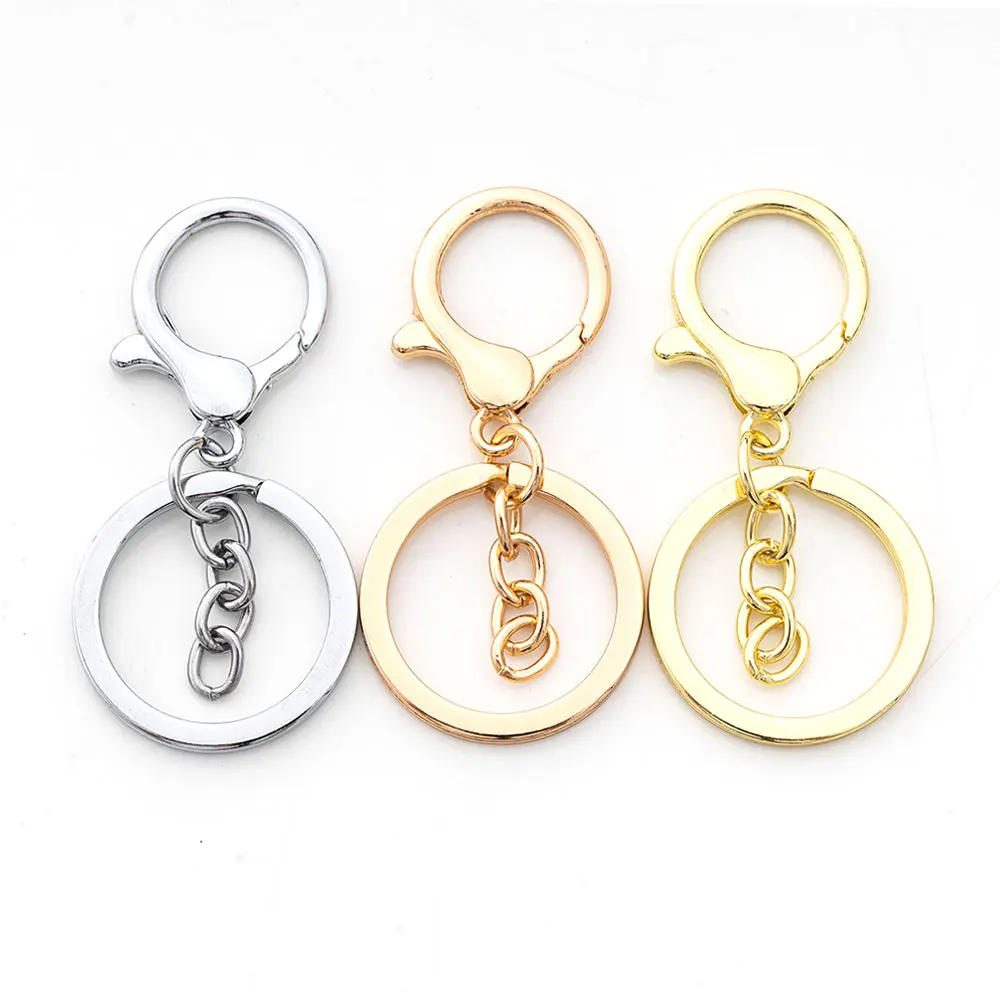 Zinc Alloy Lobster Buckle Key Hook Chain Pendant Bag Metal Accessories personalized key chain key buckle custom metal keychain