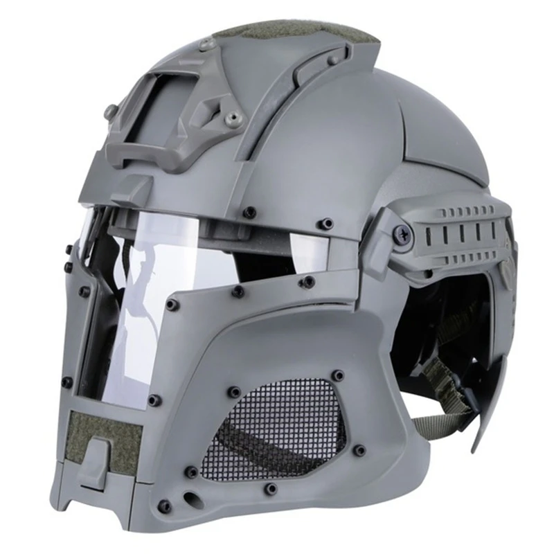
2019 New Tactical Military Ballistic Duck Helmet Mask Hunting Shroud Transfer Base Outdoor Army Combat Airsoft Paintball 