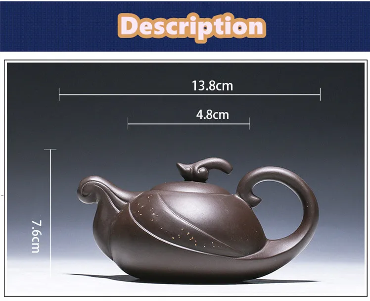 China purple sand culture 190ml yixing purple tea pot clay raw mineral purple pot teapot