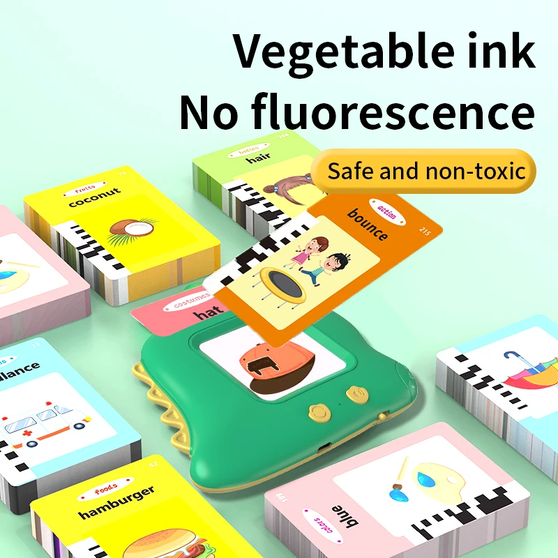 Talking Flash Cards Electronic early education Card Machine learning toys for Toddlers kids educational