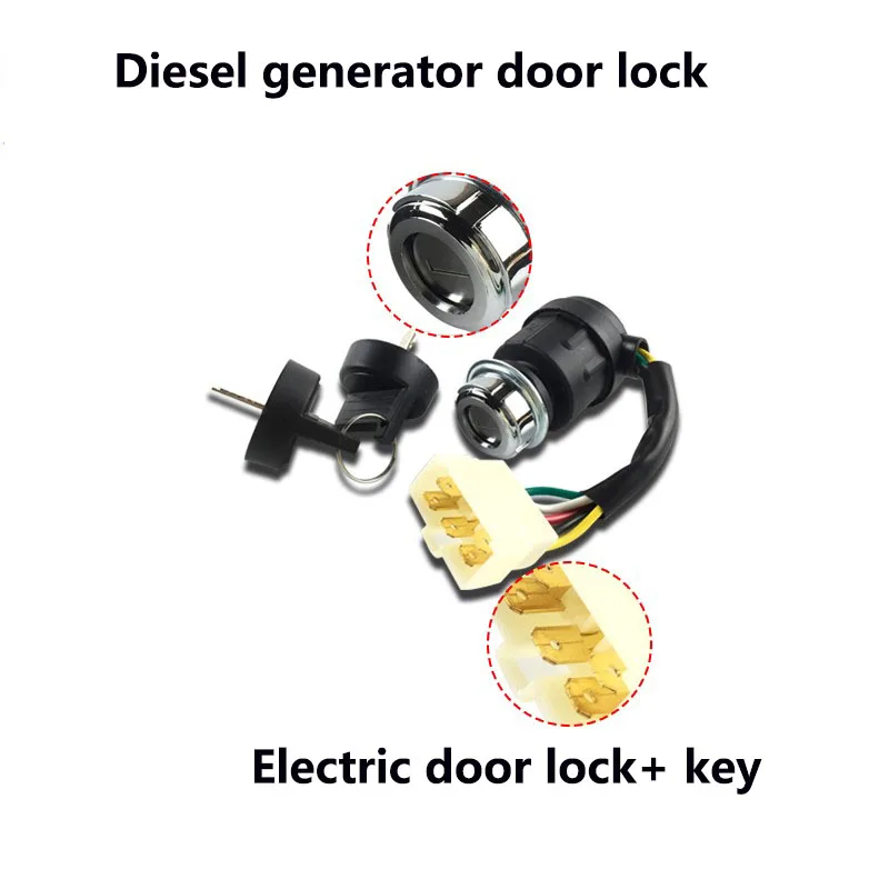 Air-cooled diesel engine parts diesel electromechanical door lock