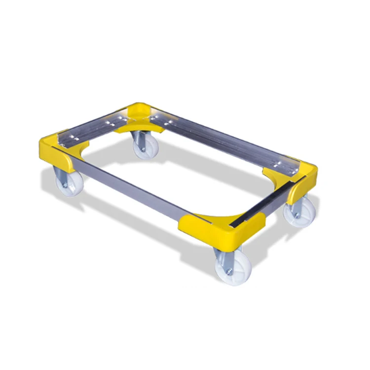 Stainless Steel Plastic Storage Moving Dolly Portable Turnover Box Dolly