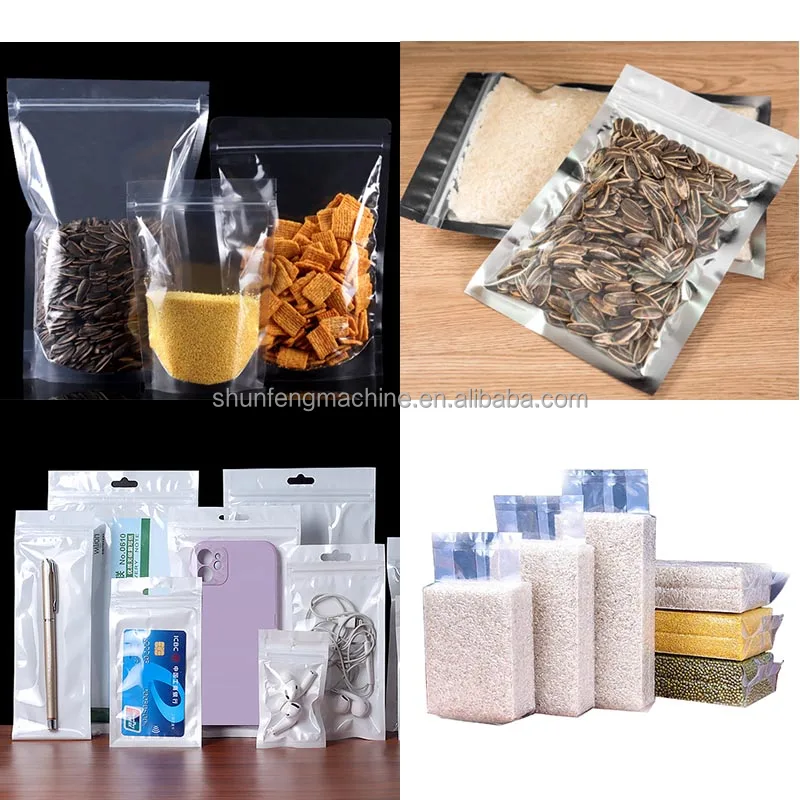 Center Sealing Zipper Standup Doypack Pouch Bag Making Machine