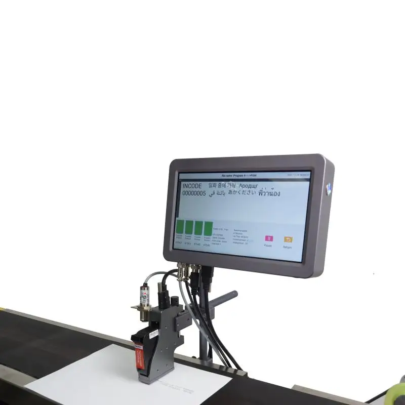 Инкод термопечать онлайн печатная машина с логотипом дата истечения срока действия партии кодирование струйный принтер для пластиковых пакетов ПВХ ПЭ БОПП