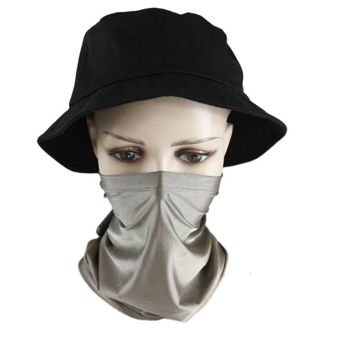 Fitted EMF Protection face cover silver fiber fabric made Multifunctional face mask to protect you from radiation harm