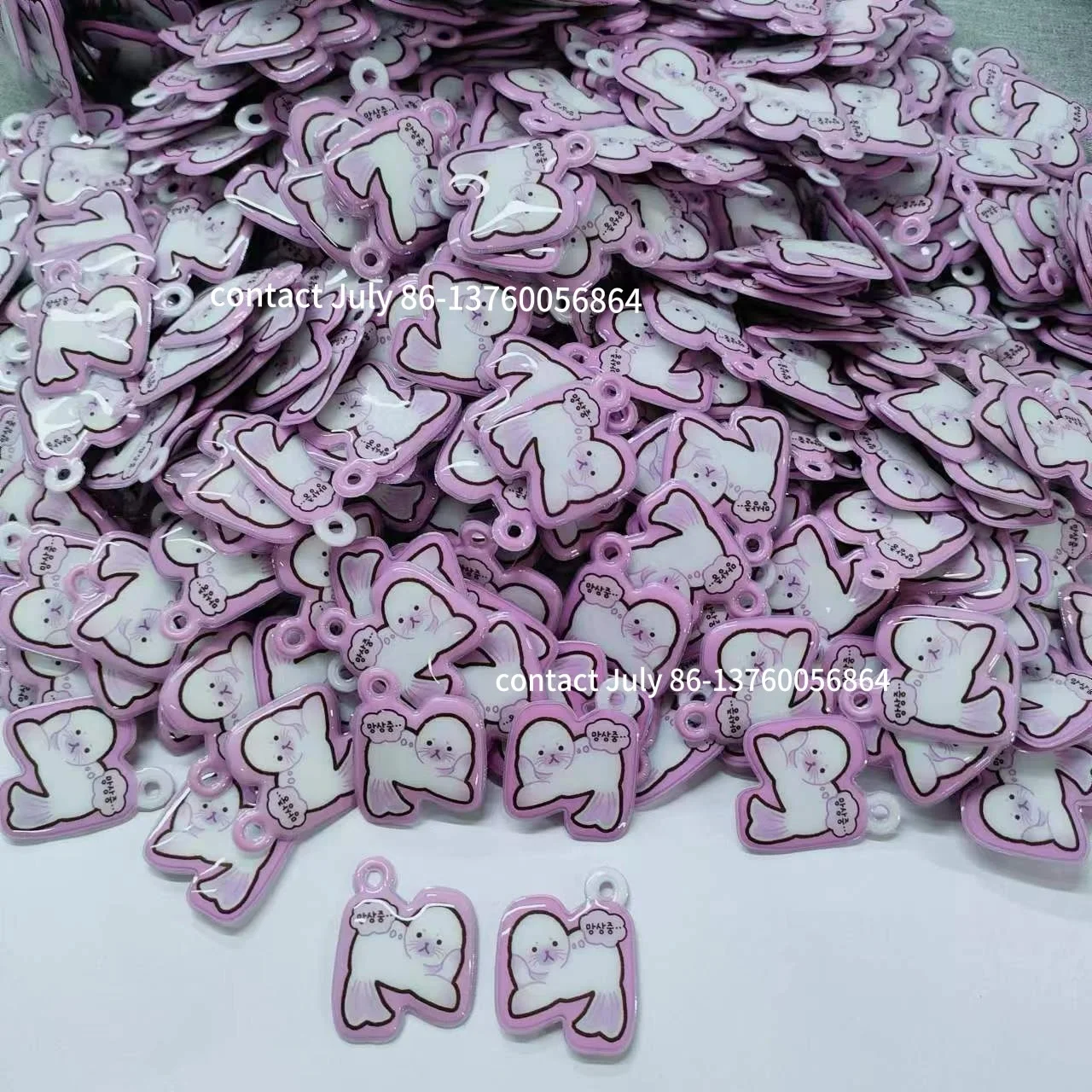 Good Quality Personnalisd Kawaii Fashion Accessories Photo Custom Puffy PVC Keychain Kpop