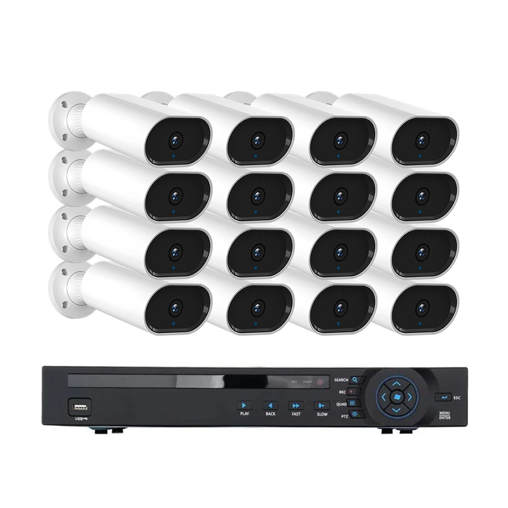 ANRAN 16CH Security Camera System 5MP Outdoor Poe IP Video Surveillance System Nvr Kit Night Vision Remote CCtv Camera System