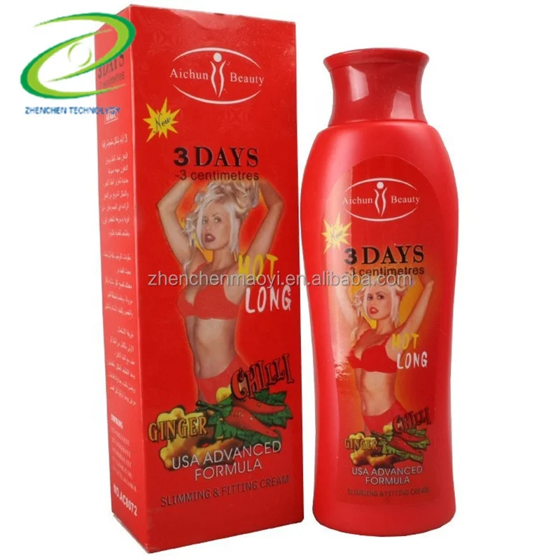 Full Body Belly Waist Tightening Firming Ginger Fat Burning 3 Days Weight Loss Creams Aichun Beauty Hot Cream Slimming Fat Burn
