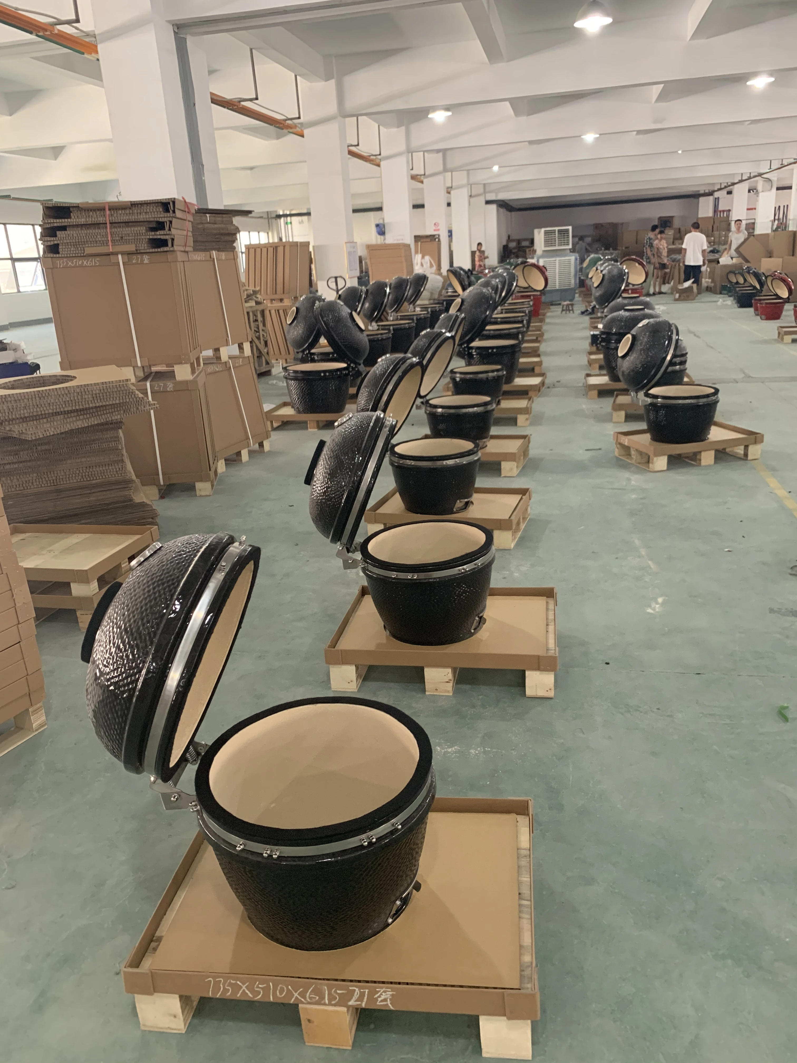 22inch  MCD factory direct sales Barbecue Oven Big  Smoker Clay charcoal Ceramic Kamado Grill