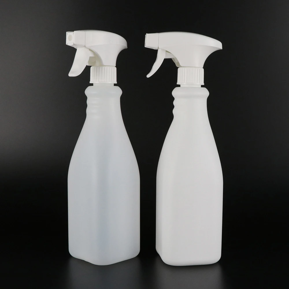 Custom Color White HDPE 25oz 750ml Can Car Care Spray Bottle Planting Pet Cleaning Toilet Leak Proof Empty Spray Bottle