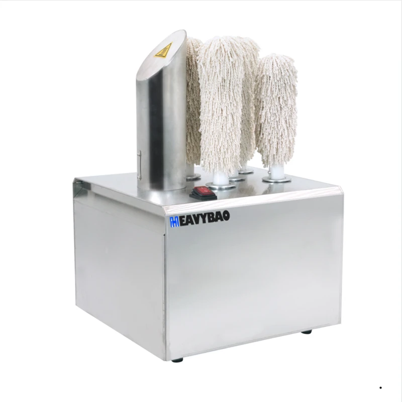 Commercial Electric Glassware Polisher Stainless Steel Wine Cup Wiper Dryer and Washer Machine for Restaurant Use